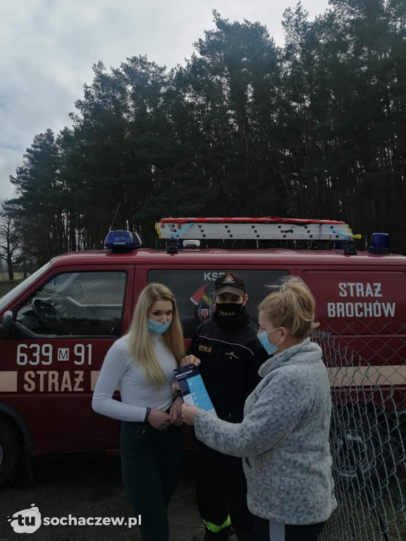 Akcja ulotka Covid-19.  Wszystkie jednostki OSP z gminy Iłów zaangażowane w dystrybucje