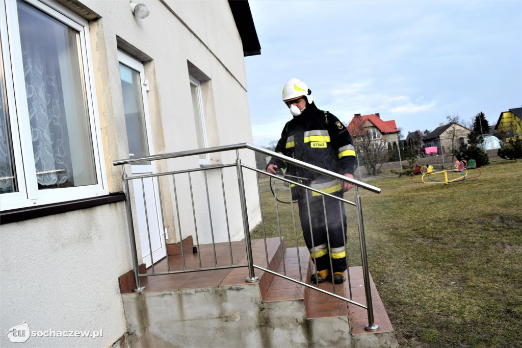 OSP Giżyce akcja dezynfekcja 20.03.2021