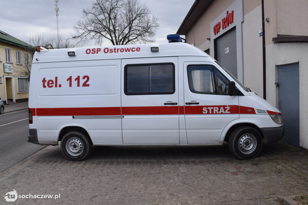 Pierwszy wóz OSP Ostrowce