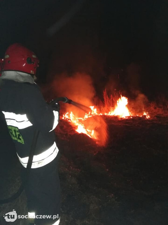 Pożar w miejscowości Nowa Wieś - Śladów