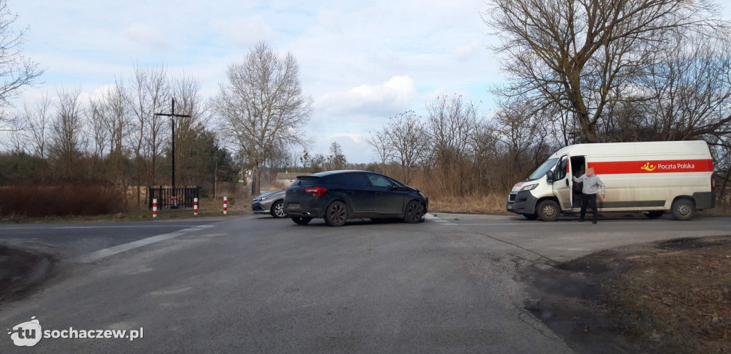 Zderzenie aut w Budkach Żelazowskich
