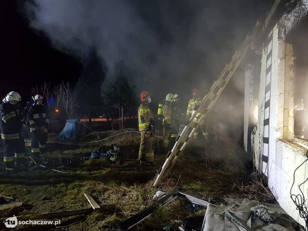 Pożar domu w Teresinie