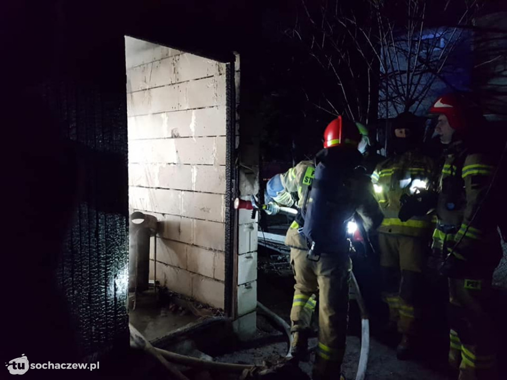 Pożar domu w Teresinie