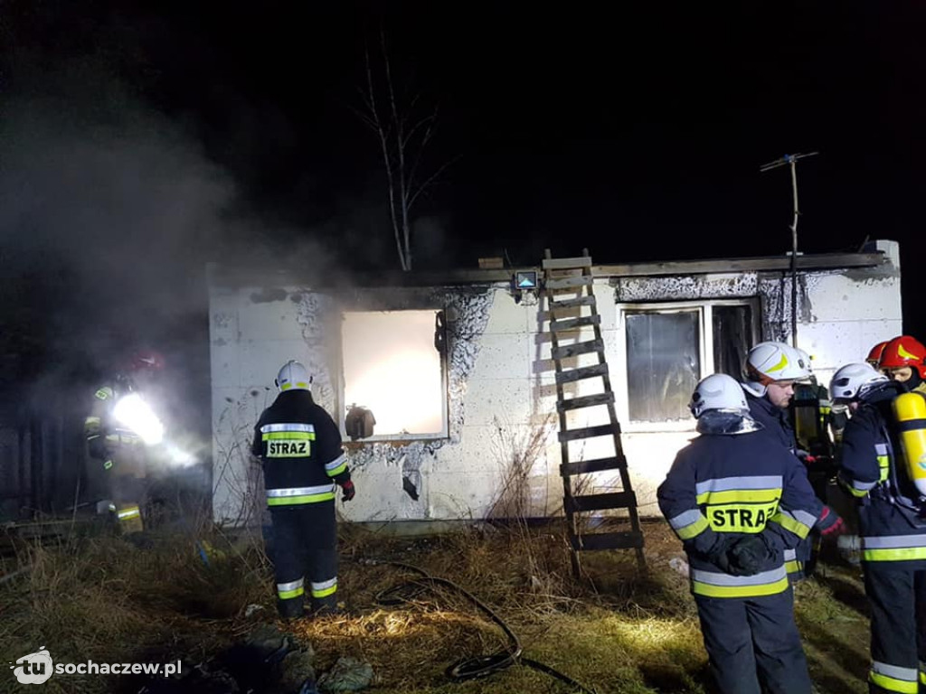Pożar domu w Teresinie