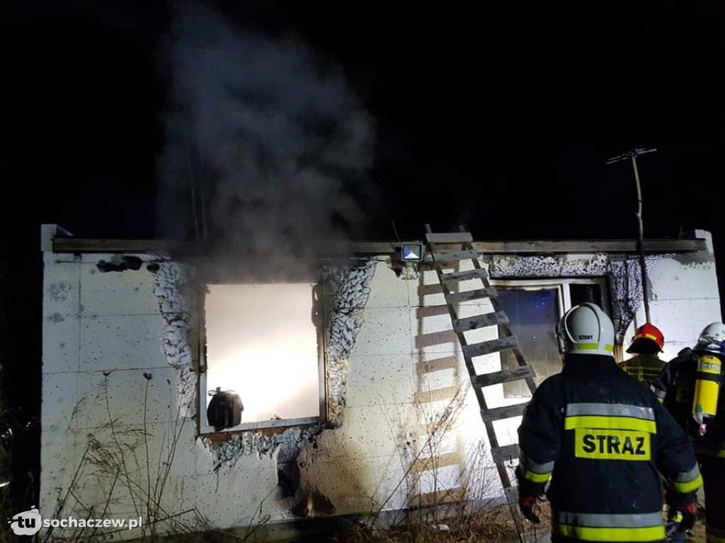 Pożar domu w Teresinie