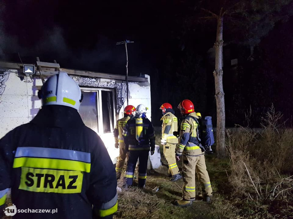 Pożar domu w Teresinie