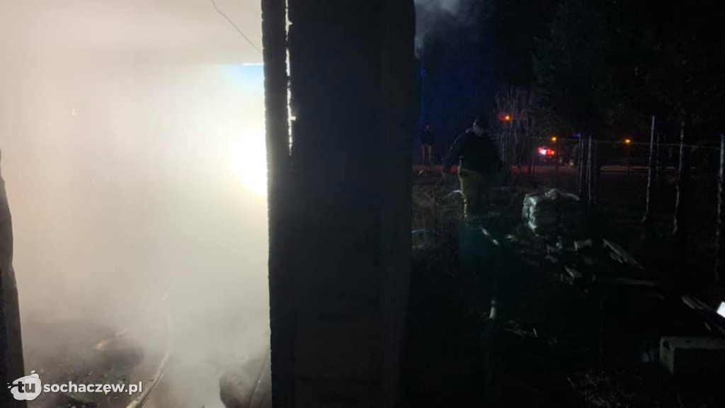 Pożar domu w Teresinie
