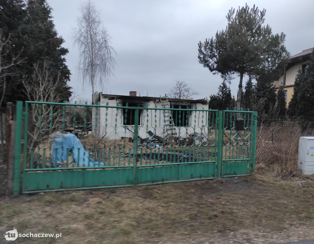 Pożar domu w Teresinie