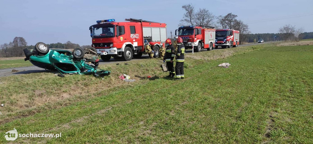Poważny wypadek pod Łowiczem