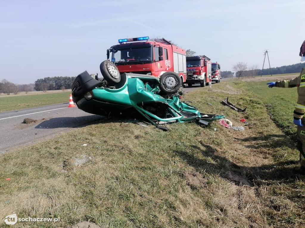 Poważny wypadek pod Łowiczem