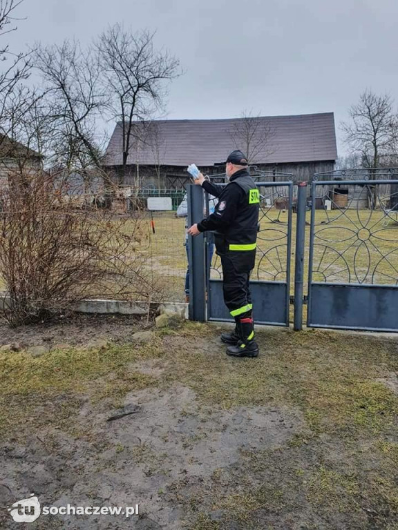 Rybno. Dystrybucja maseczek