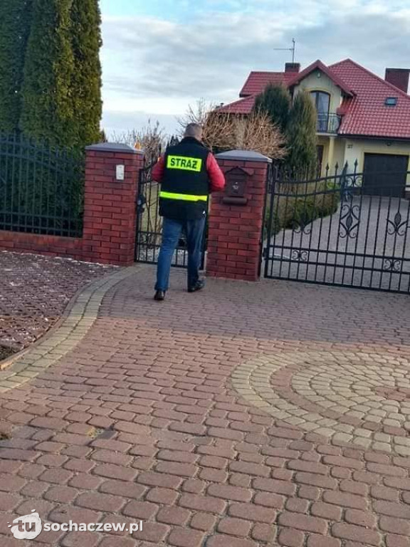 Rybno. Dystrybucja maseczek