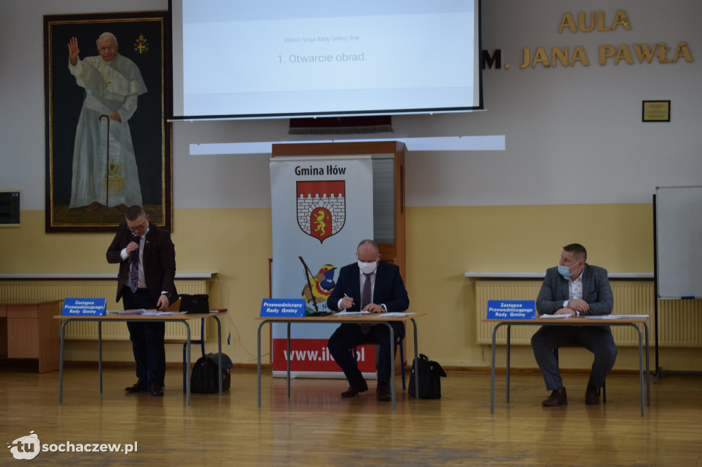 XXXVIII sesja rady gminy Iłów