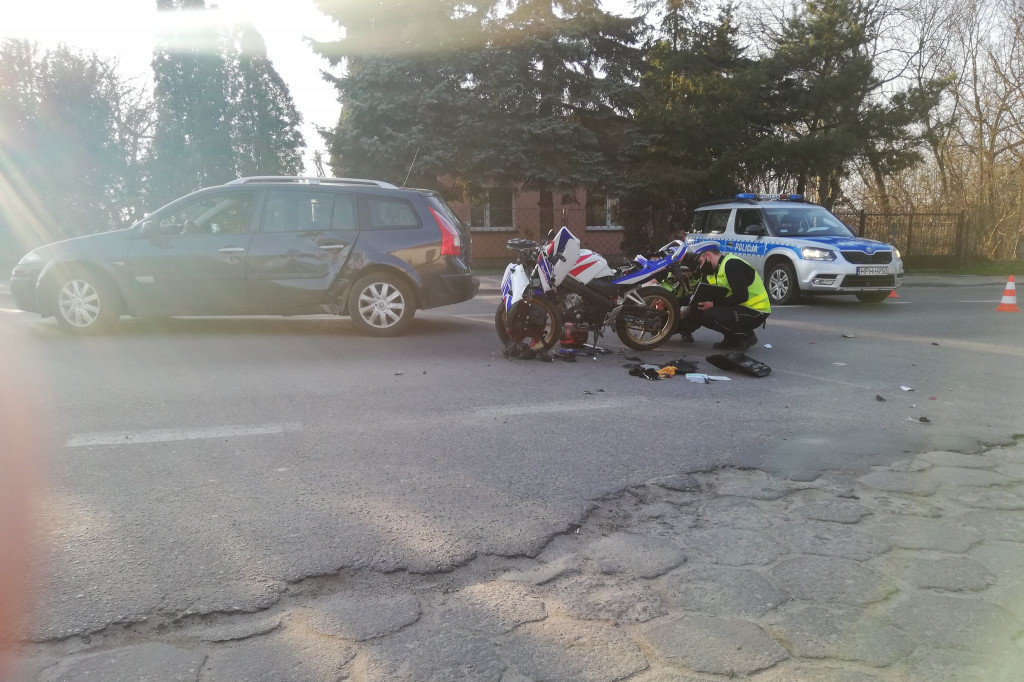 Wypadek w Trojanowie 31.03.2021