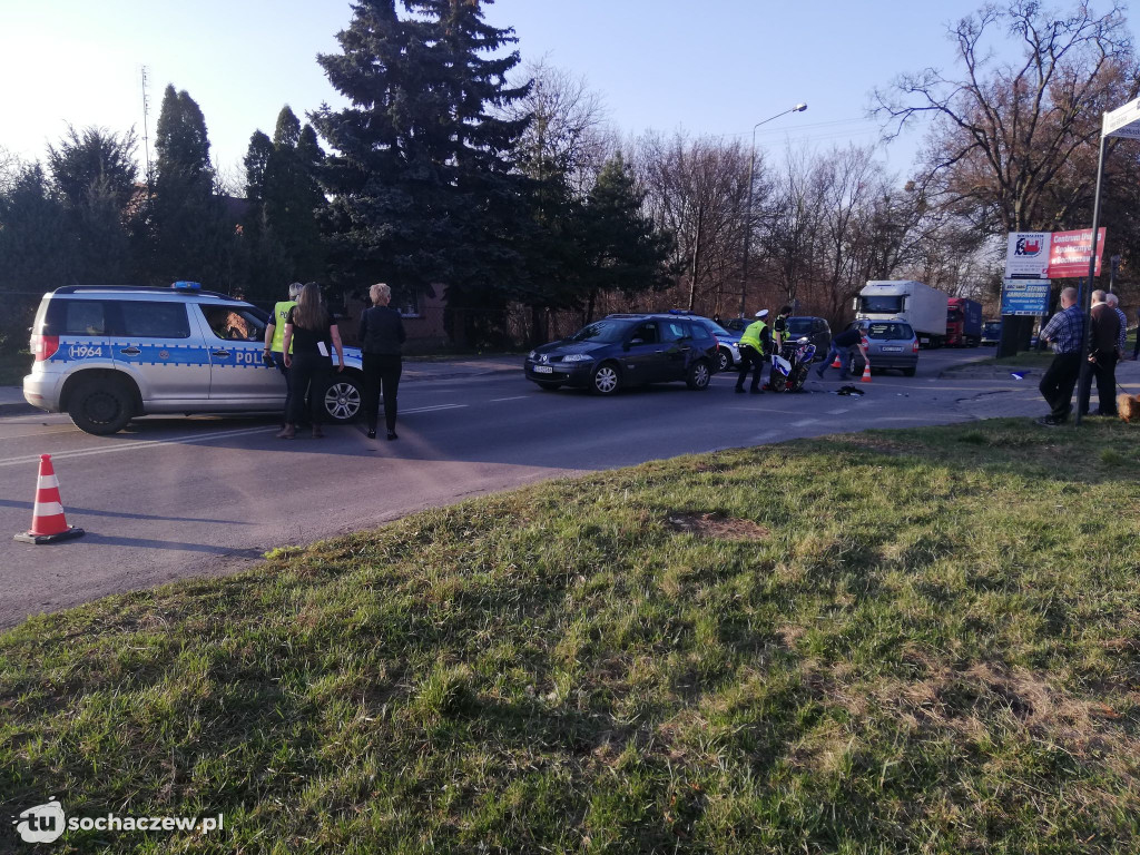 Wypadek w Trojanowie 31.03.2021