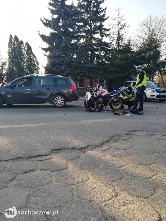 Wypadek w Trojanowie 31.03.2021