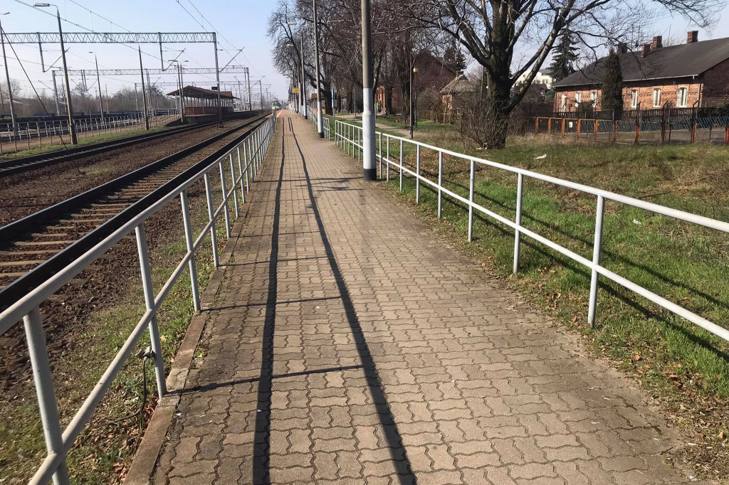 Śmieci przy PKP