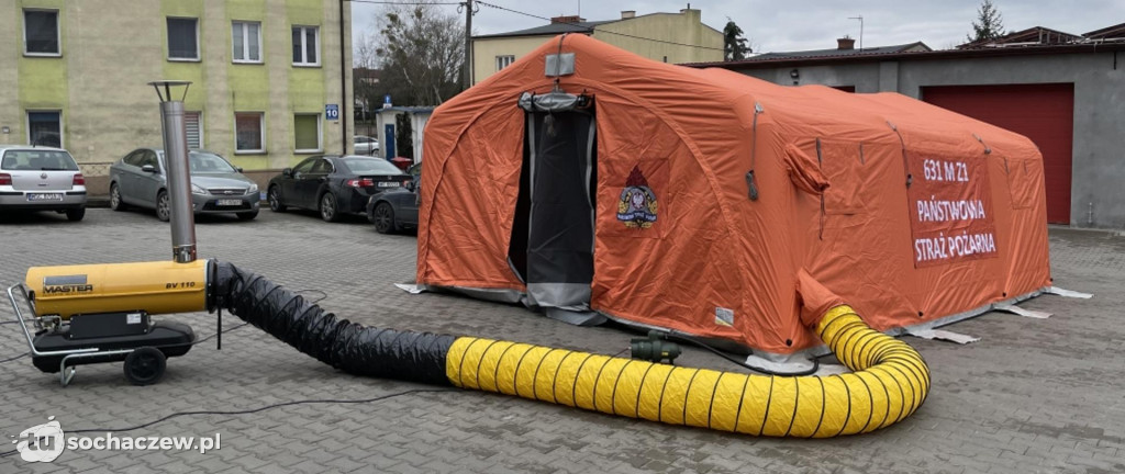 Strażacy bogatsi o namiot