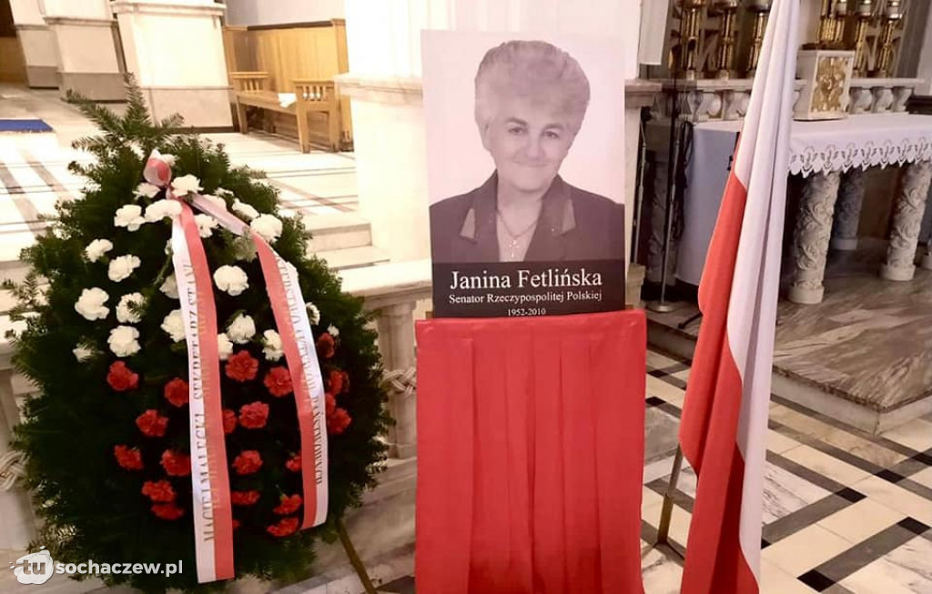 Uczcili pamięć senator Janiny Fetlińskiej