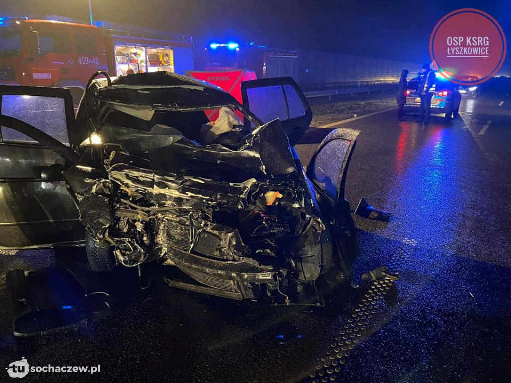 Śmiertelny wypadek na A2 pod Łowiczem