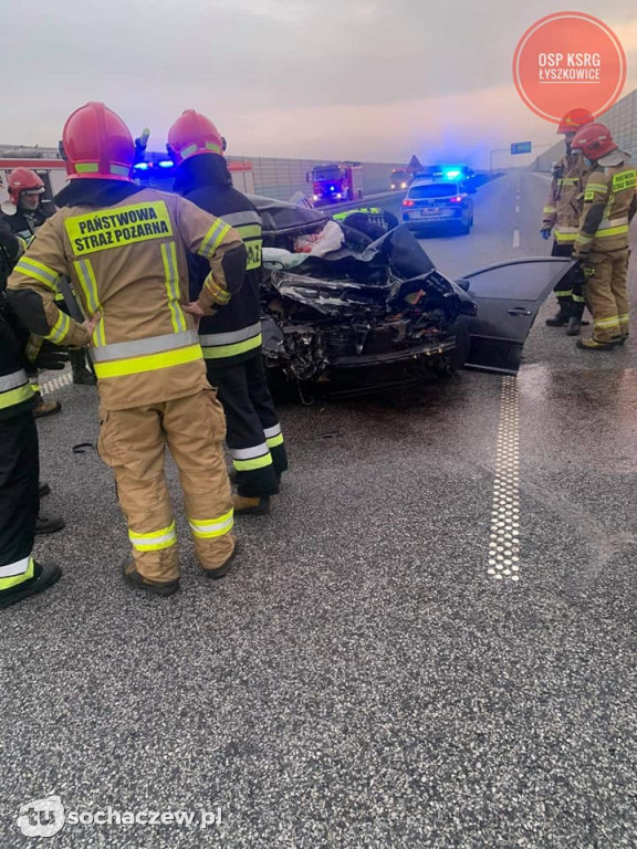 Śmiertelny wypadek na A2 pod Łowiczem