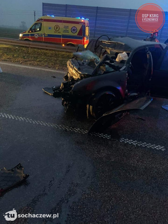 Śmiertelny wypadek na A2 pod Łowiczem