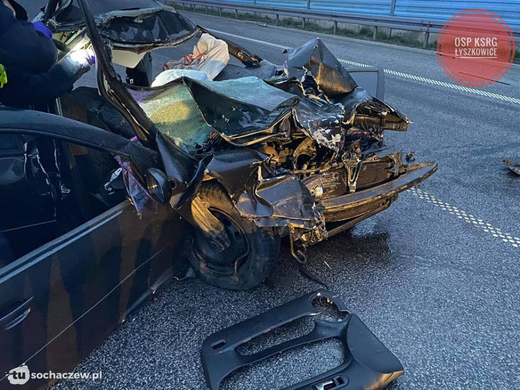 Śmiertelny wypadek na A2 pod Łowiczem