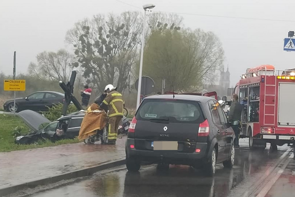 Wypadek w Elżbietowie