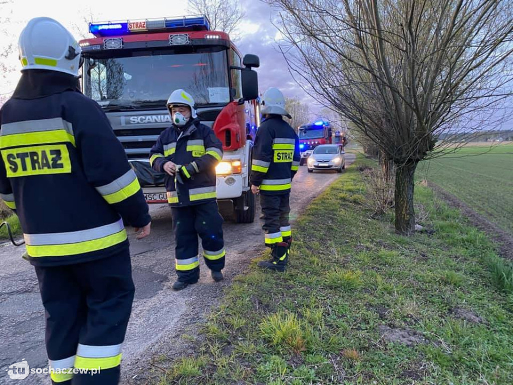 Braki: auto spłonęło doszczętnie