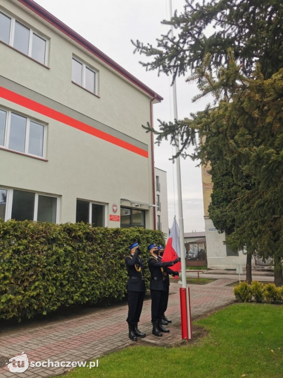 Uroczyste podniesienie flagi w w Sochaczewie