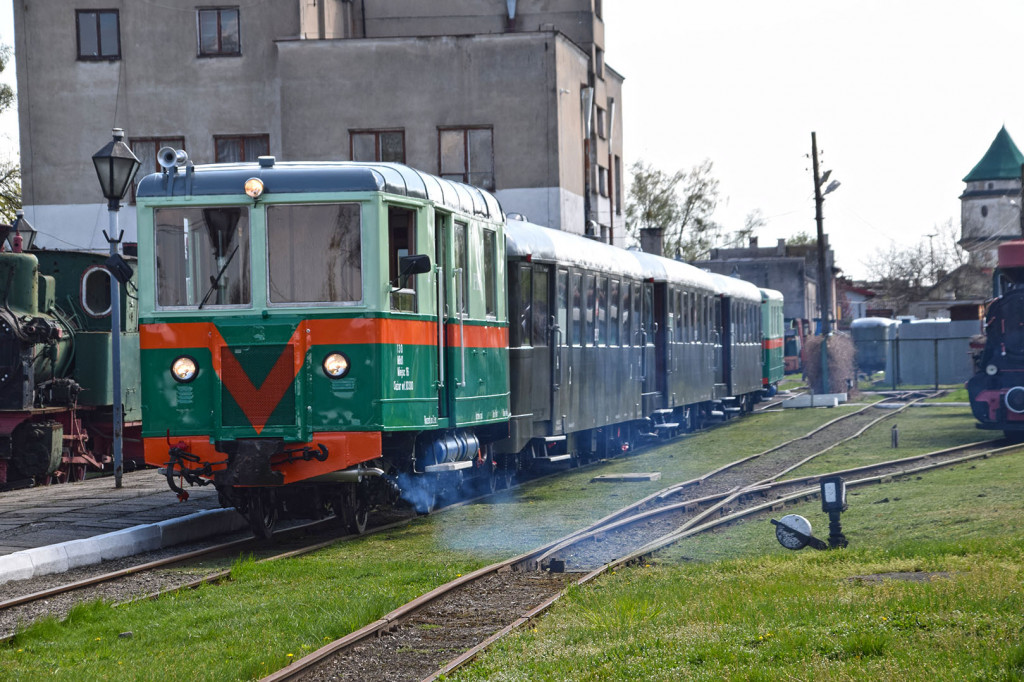 Muzeum Kolei Wąskotorowej przejazd próbny