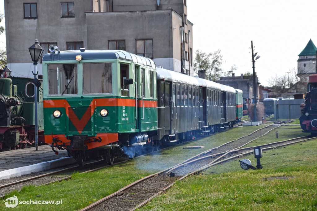 Muzeum Kolei Wąskotorowej przejazd próbny