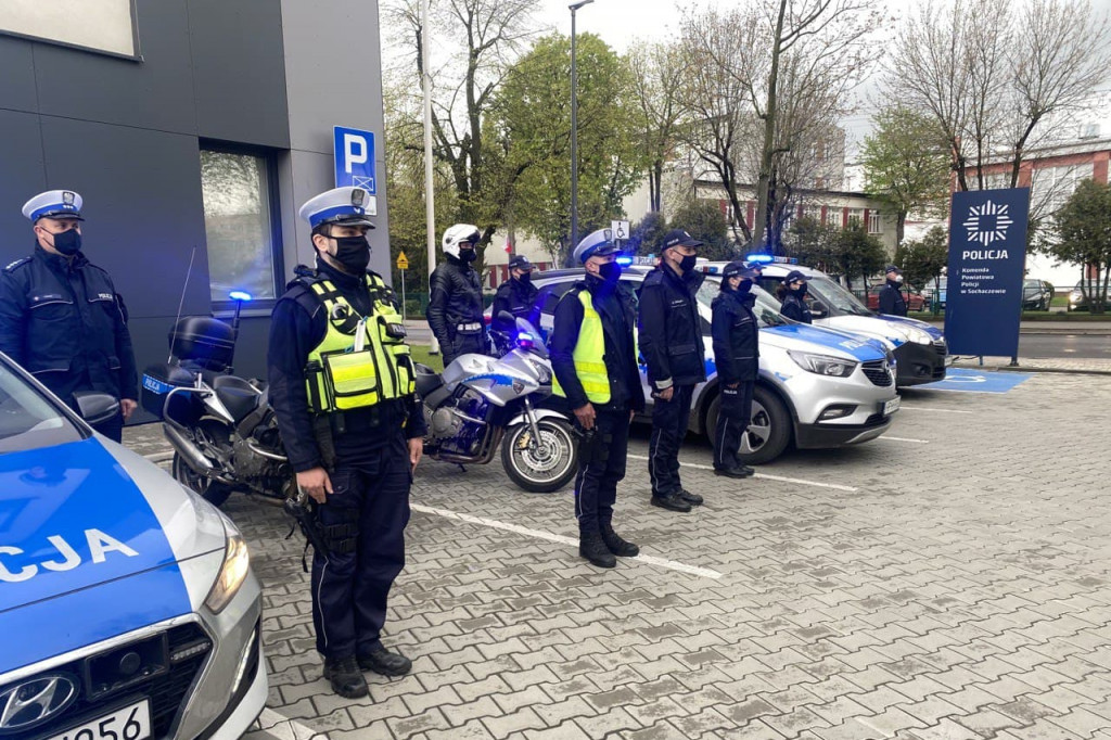 Sochaczewscy funkcjonariusze w hołdzie poległemu na służbie policjantowi z Raciborza