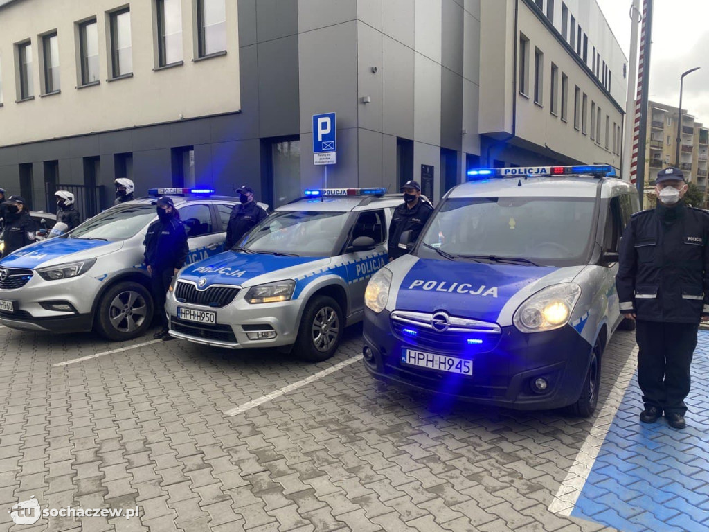 Sochaczewscy funkcjonariusze w hołdzie poległemu na służbie policjantowi z Raciborza