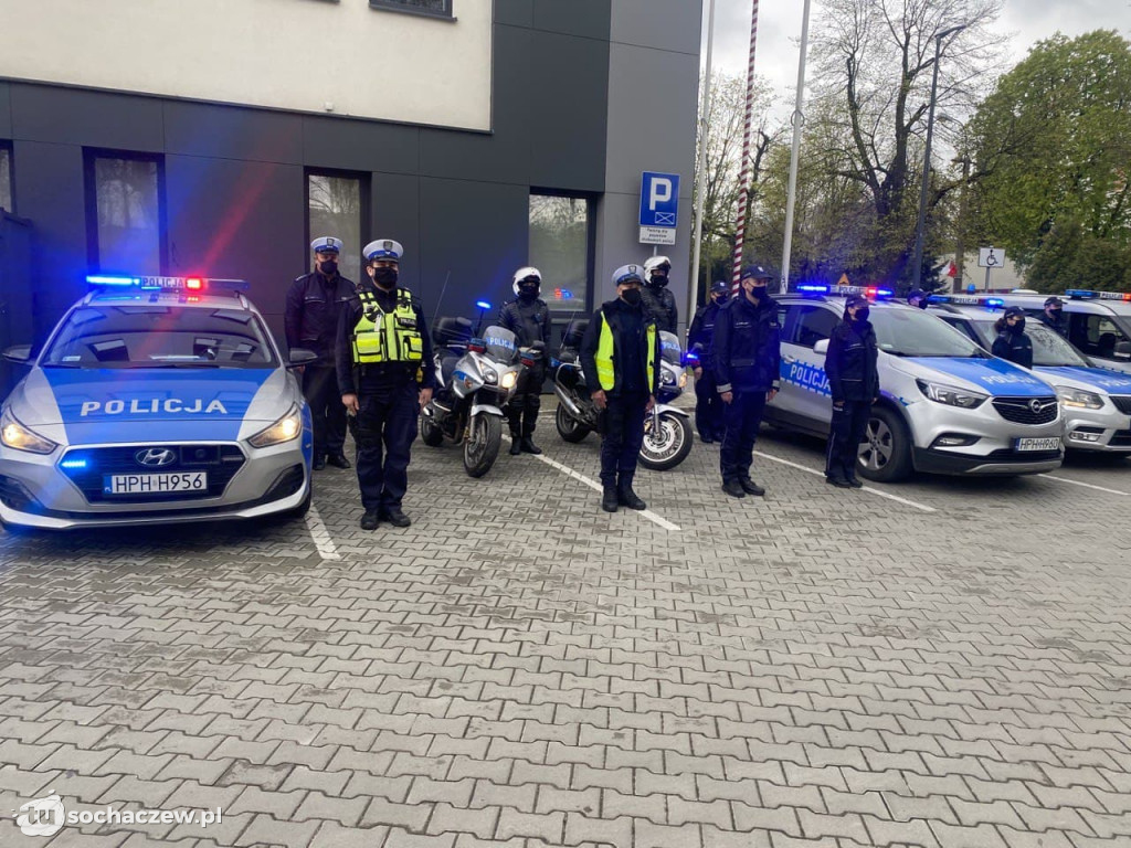 Sochaczewscy funkcjonariusze w hołdzie poległemu na służbie policjantowi z Raciborza