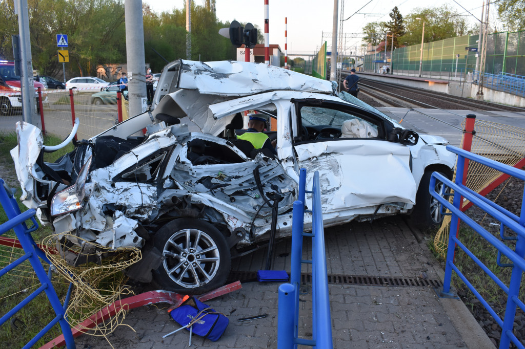 Radziwiłłów wypadek na przejeździe kolejowym