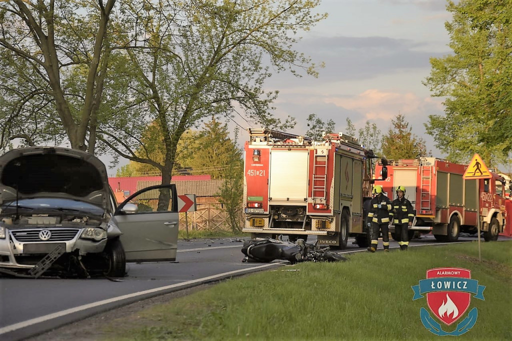 Arkadia. Tragiczny wypadek na  DK 70. Zginął motocyklista