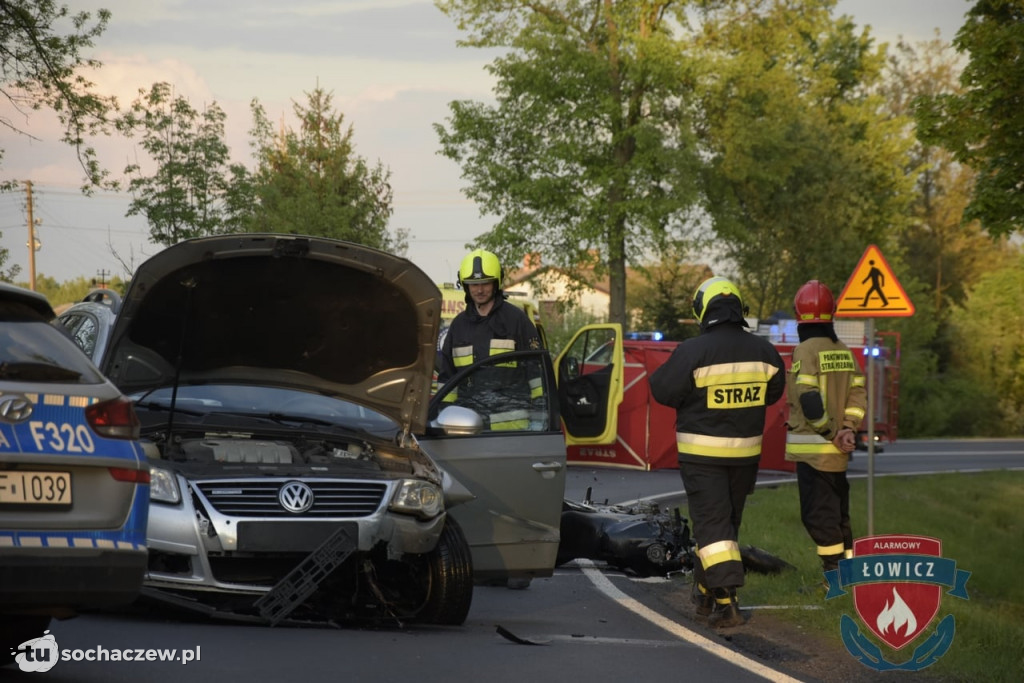 Arkadia. Tragiczny wypadek na  DK 70. Zginął motocyklista