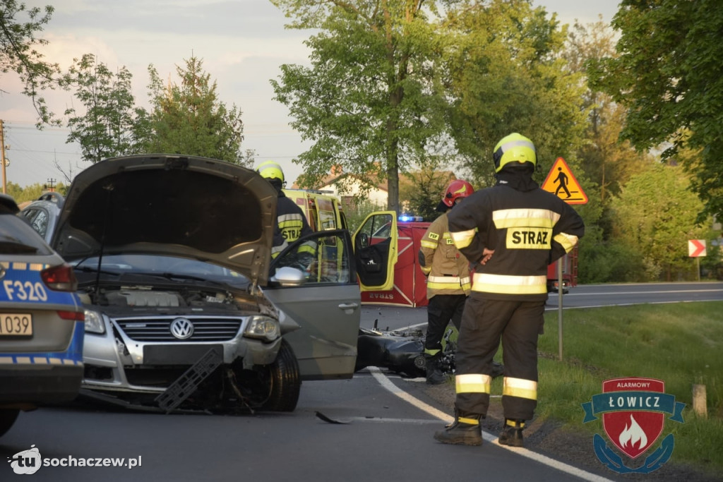 Arkadia. Tragiczny wypadek na  DK 70. Zginął motocyklista