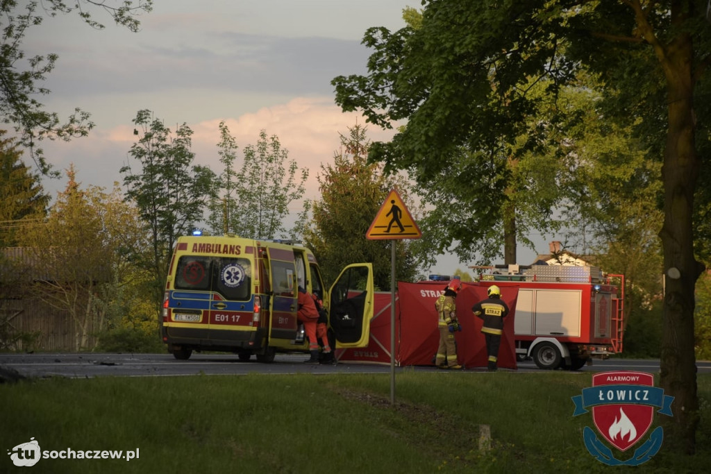 Arkadia. Tragiczny wypadek na  DK 70. Zginął motocyklista