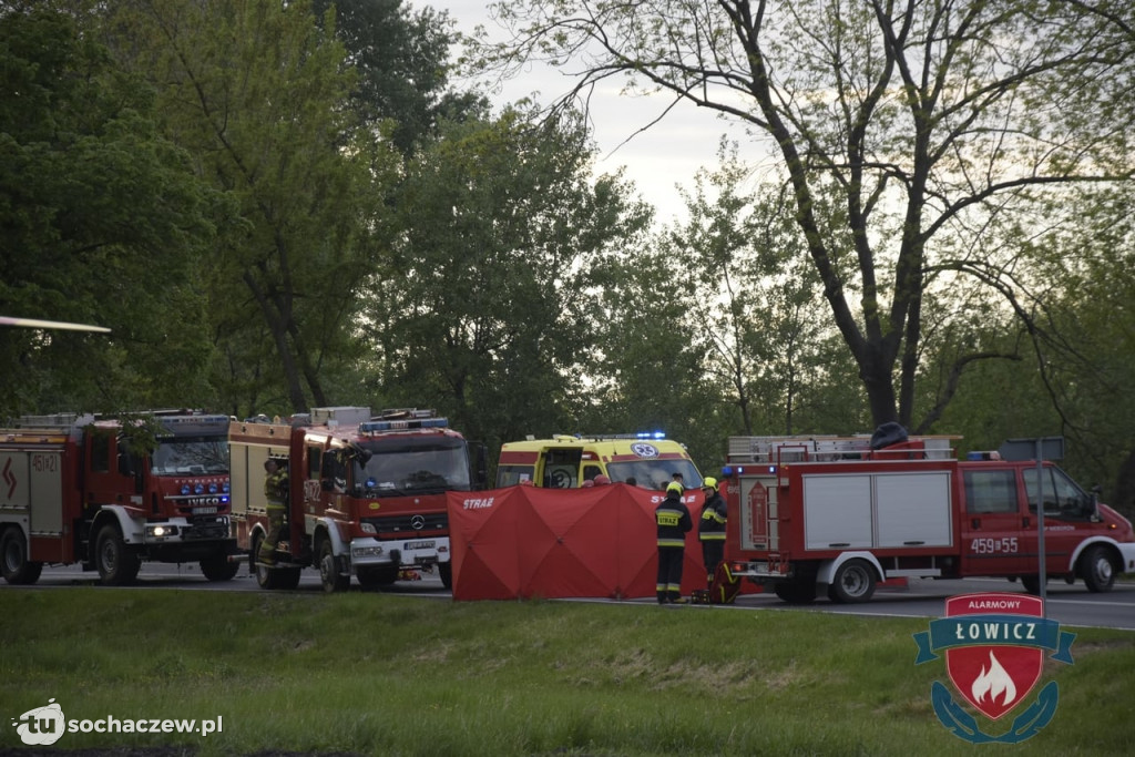 Arkadia. Tragiczny wypadek na  DK 70. Zginął motocyklista