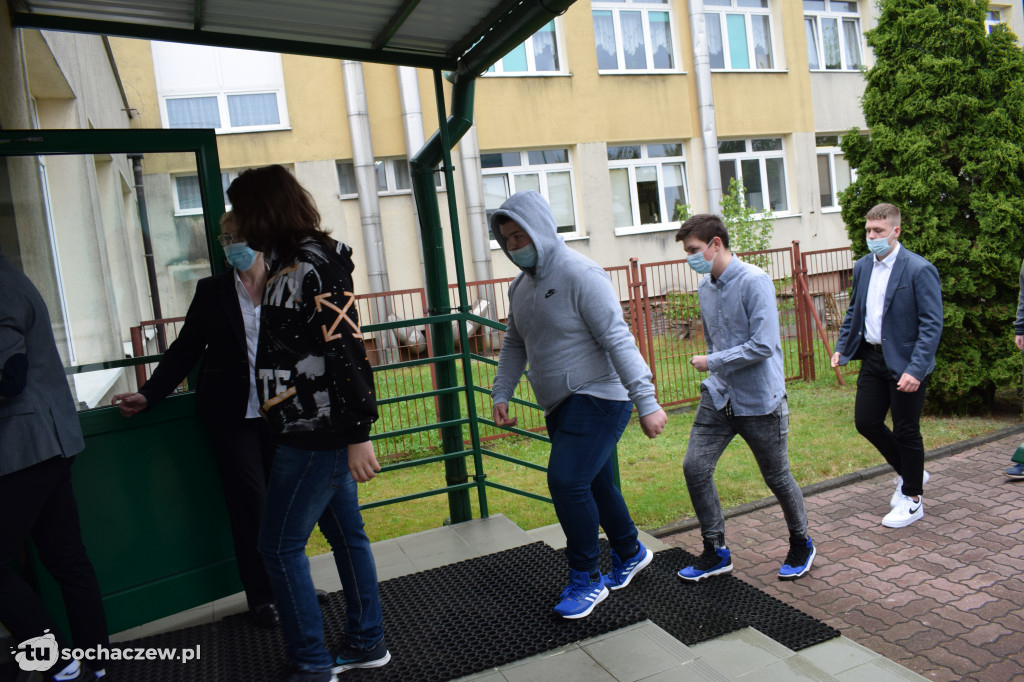 Egzamin ósmoklasistów w SP nr 6 w Sochaczewie