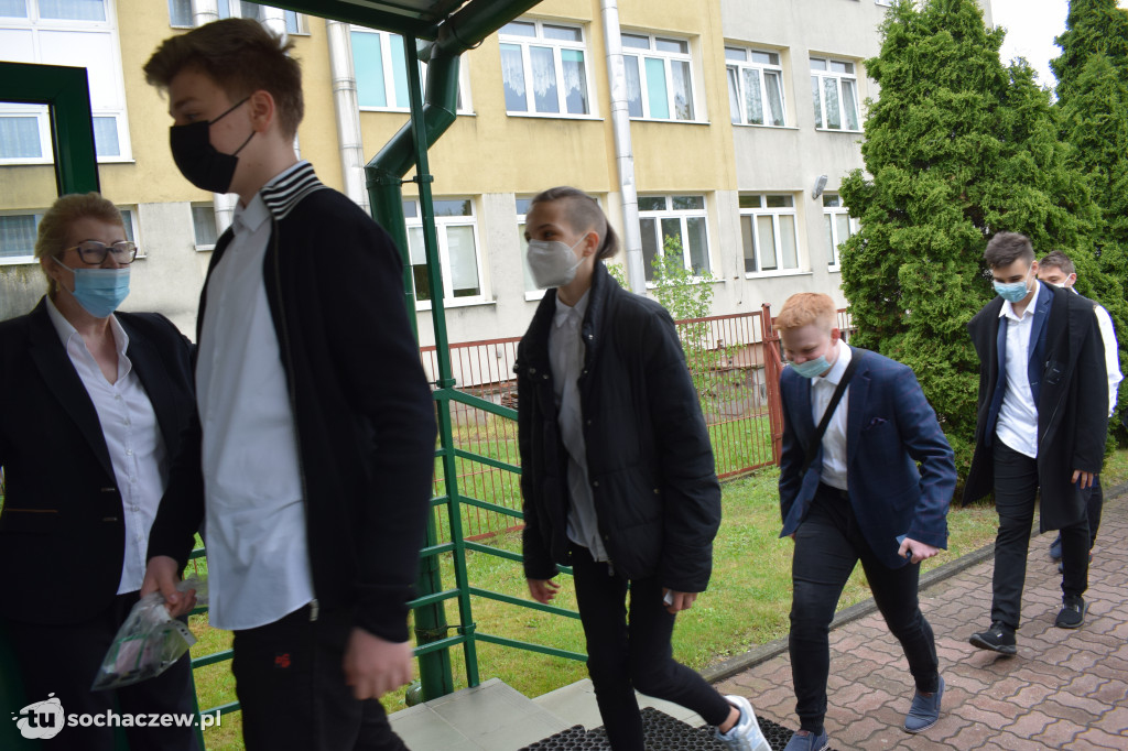 Egzamin ósmoklasistów w SP nr 6 w Sochaczewie