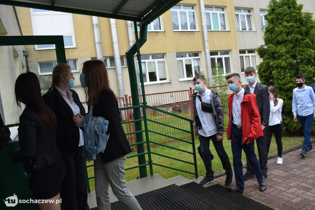 Egzamin ósmoklasistów w SP nr 6 w Sochaczewie