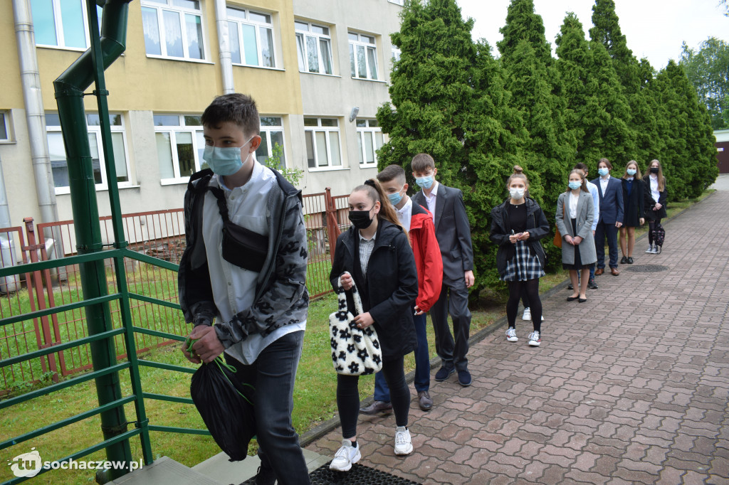 Egzamin ósmoklasistów w SP nr 6 w Sochaczewie