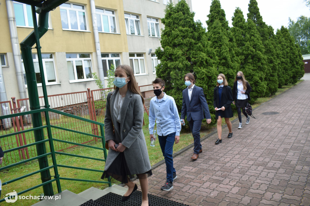 Egzamin ósmoklasistów w SP nr 6 w Sochaczewie
