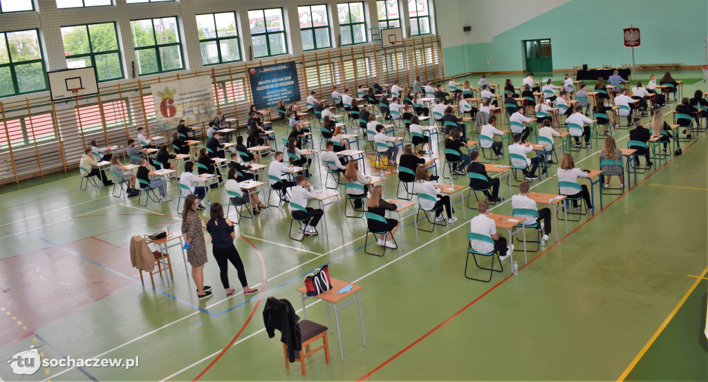 Egzamin ósmoklasistów w SP nr 6 w Sochaczewie