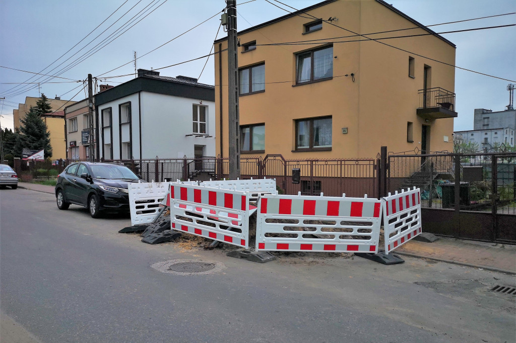 Przebudowa sieci wodociągowej w Reymonta