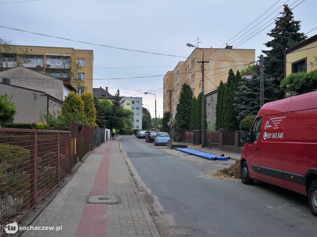 Przebudowa sieci wodociągowej w Reymonta