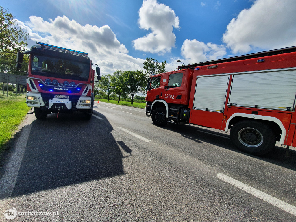Wypadek w Kożuszkach Parcel. Kierowca forda ciężko ranny